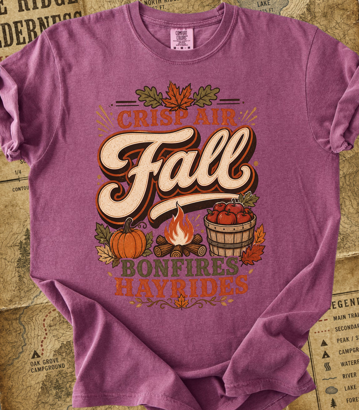 Fall Bonfires & Hayrides Tee