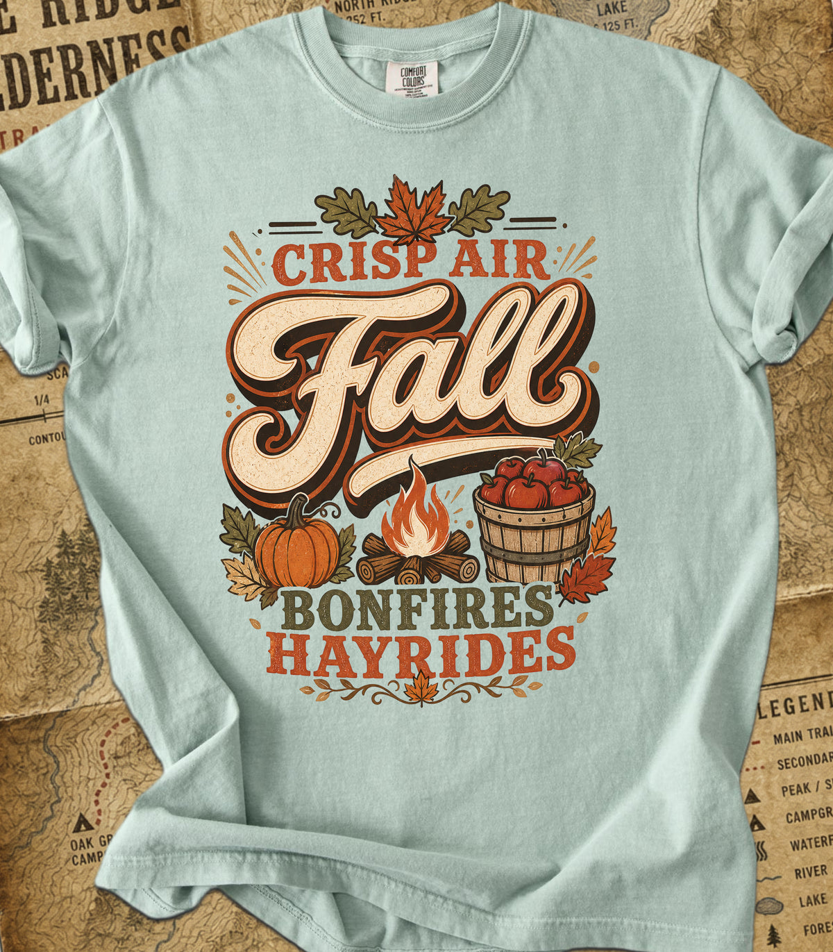 Fall Bonfires & Hayrides Tee