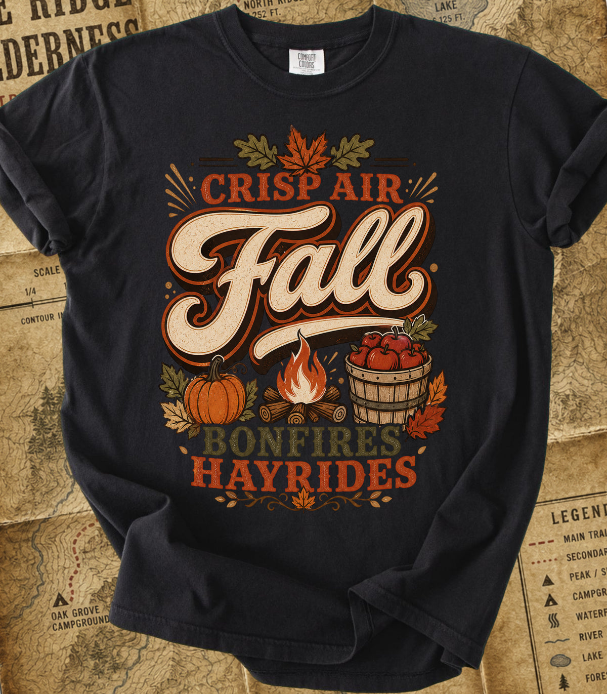 Fall Bonfires & Hayrides Tee