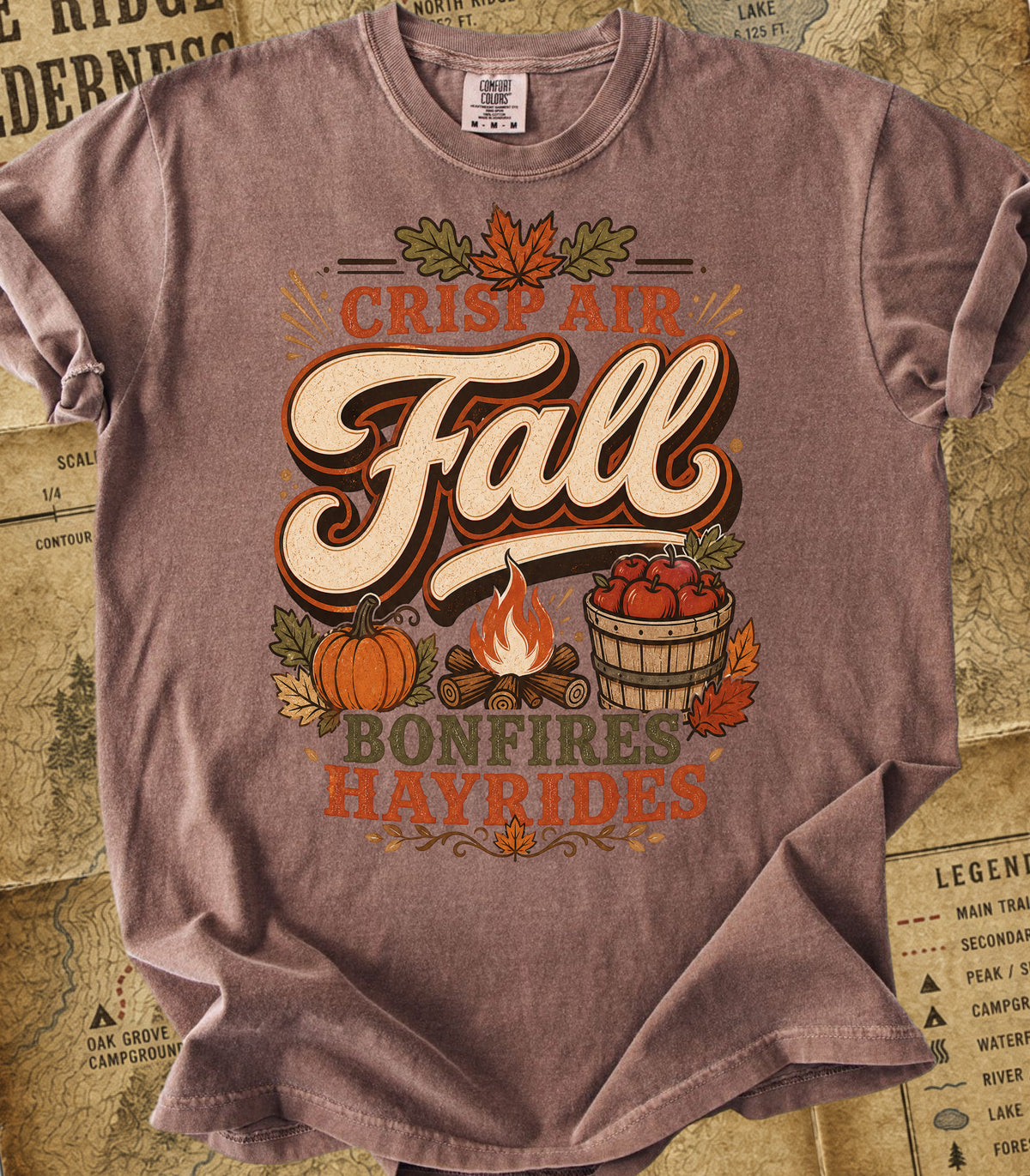 Fall Bonfires & Hayrides Tee