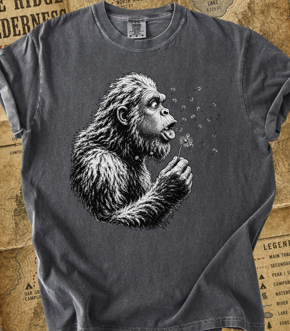 Bigfoot Fail Dandelion Tee