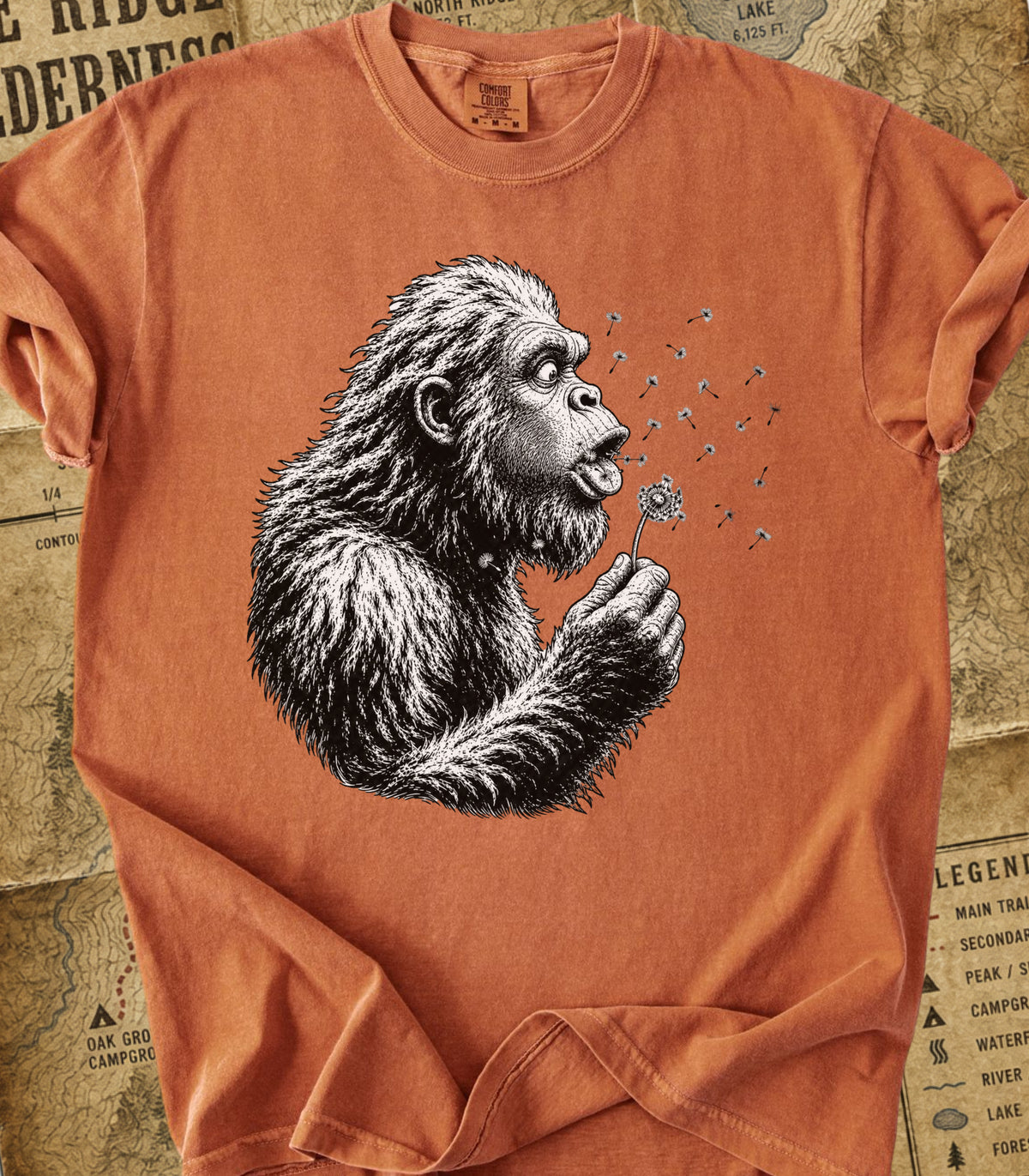 Bigfoot Fail Dandelion Tee