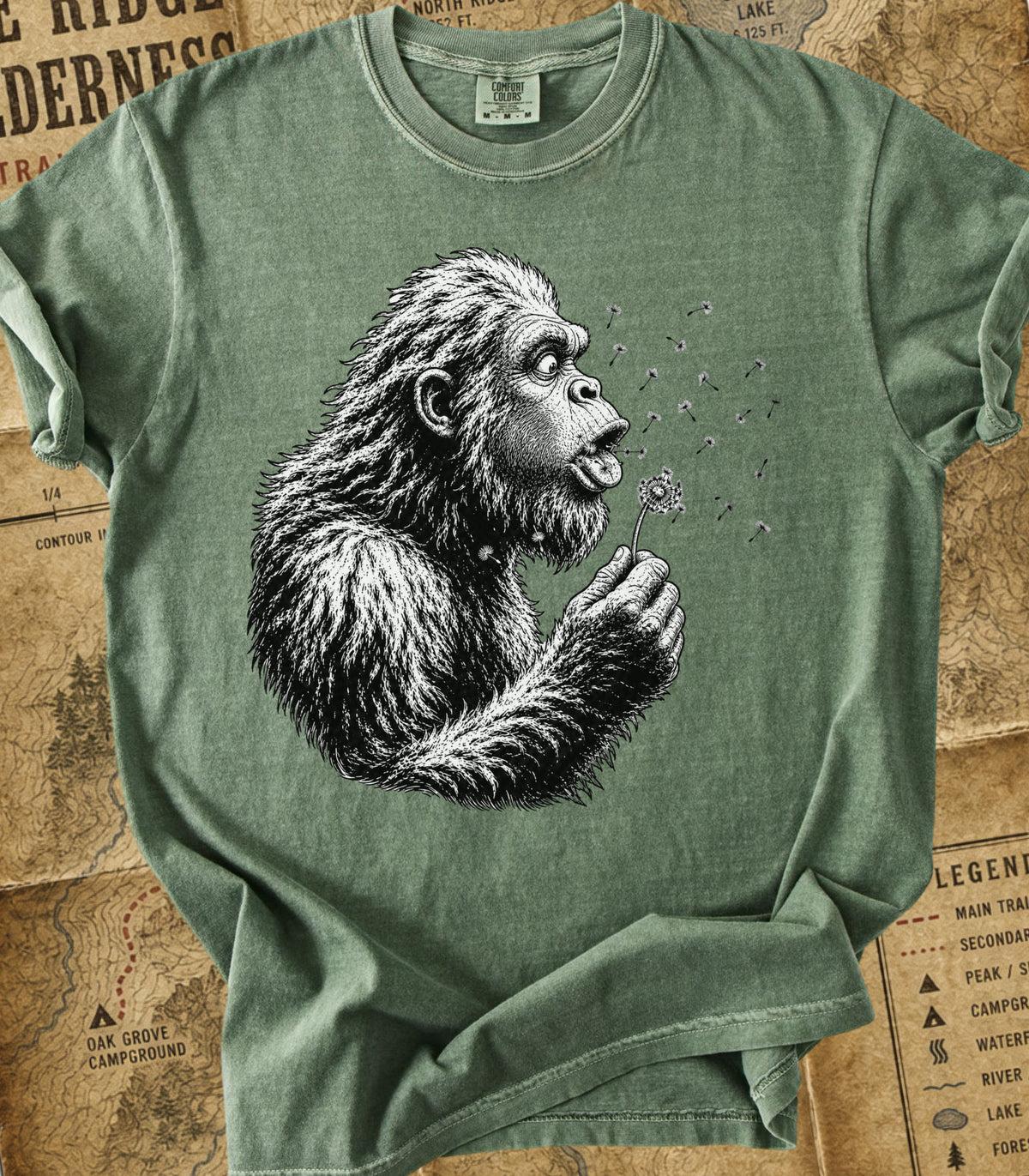 Bigfoot Fail Dandelion Tee