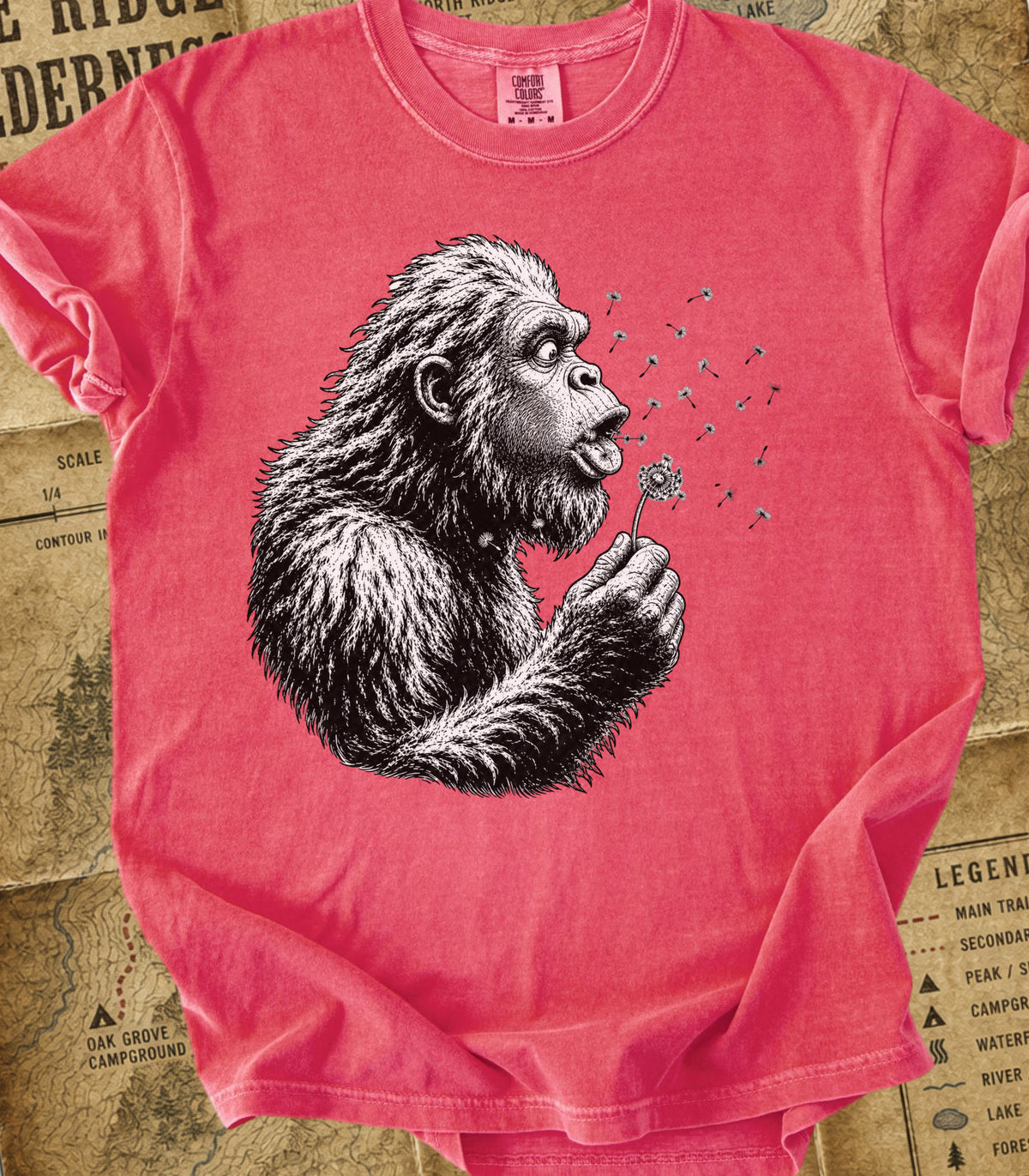 Bigfoot Fail Dandelion Tee