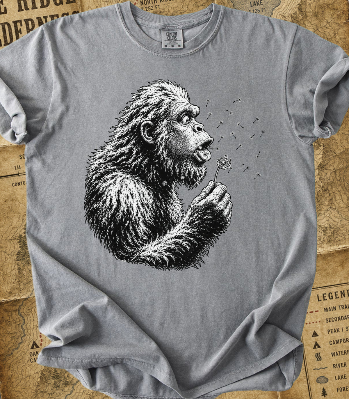 Bigfoot Fail Dandelion Tee