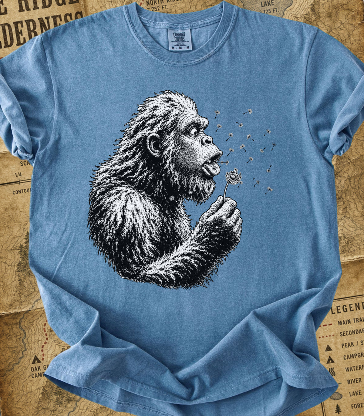 Bigfoot Fail Dandelion Tee