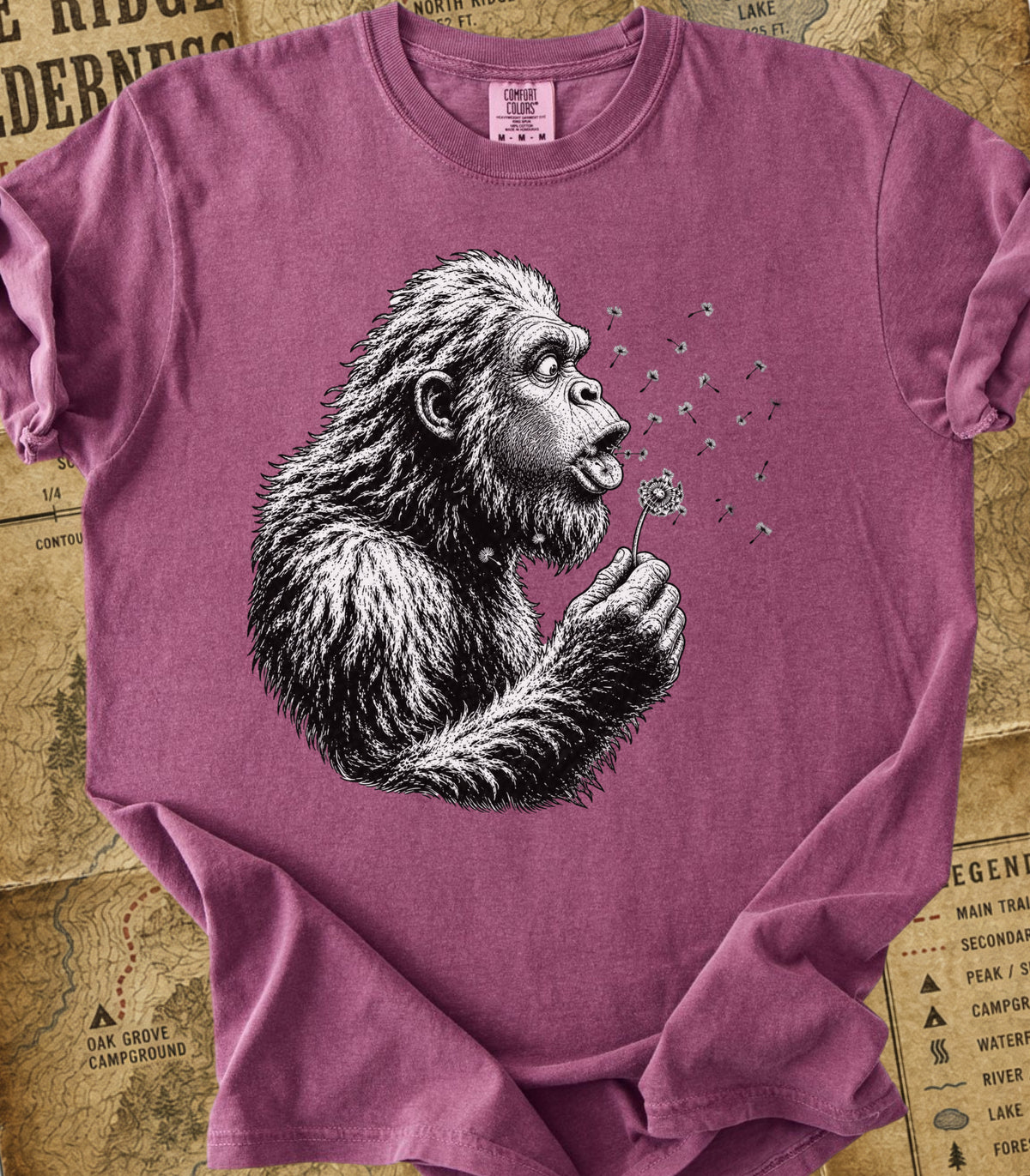 Bigfoot Fail Dandelion Tee