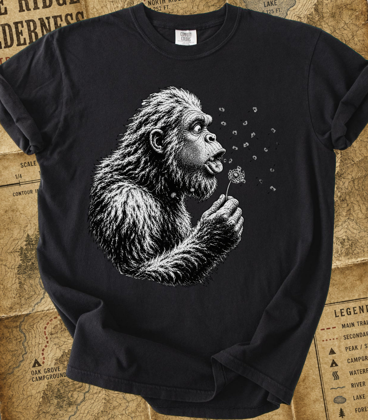 Bigfoot Fail Dandelion Tee