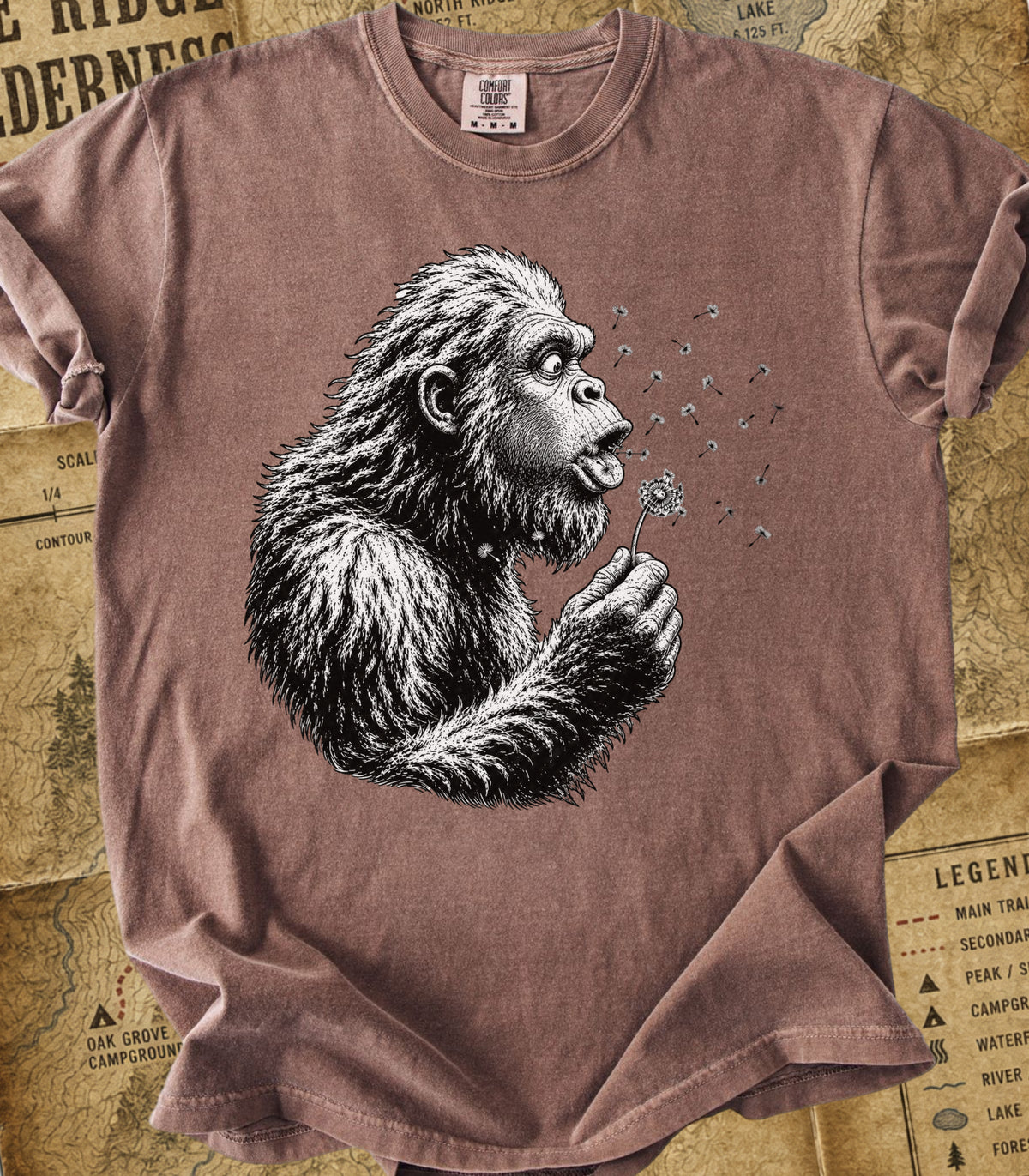 Bigfoot Fail Dandelion Tee