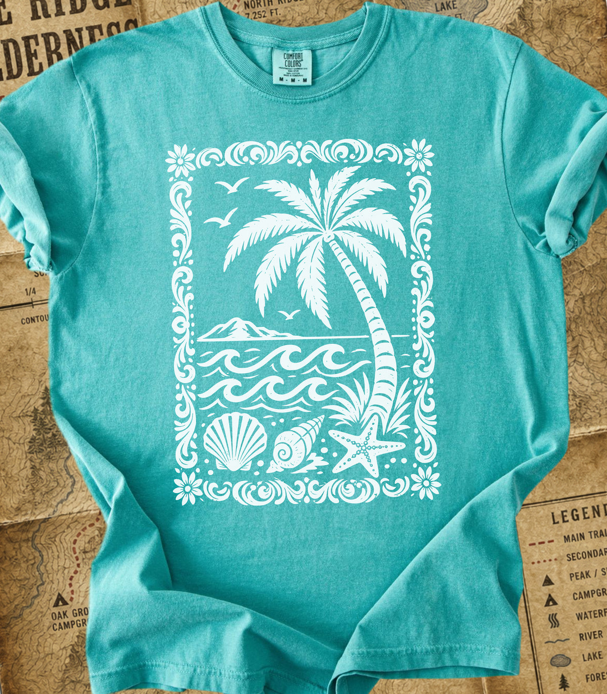 Tropical Palm Beach Tee