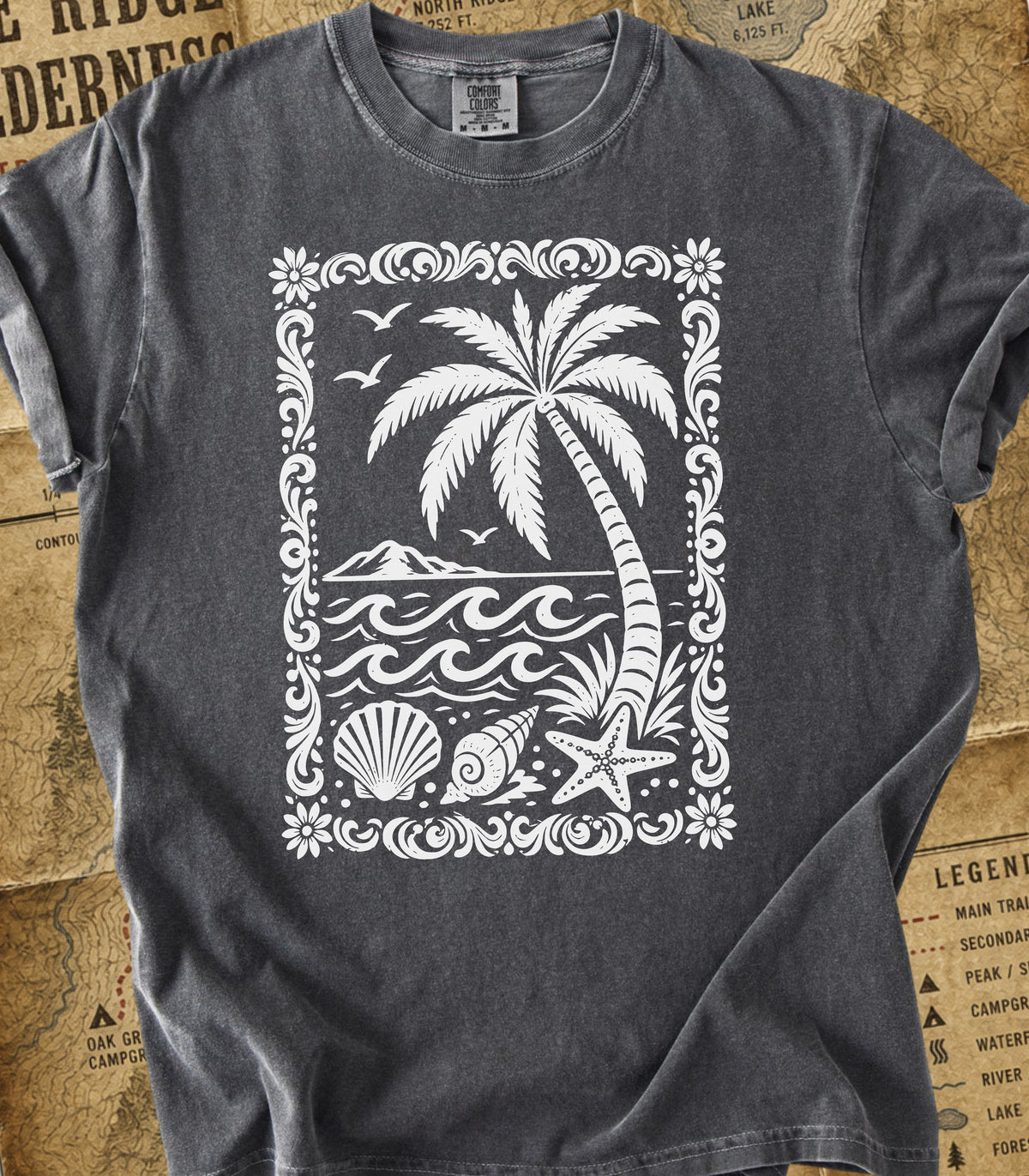 Tropical Palm Beach Tee