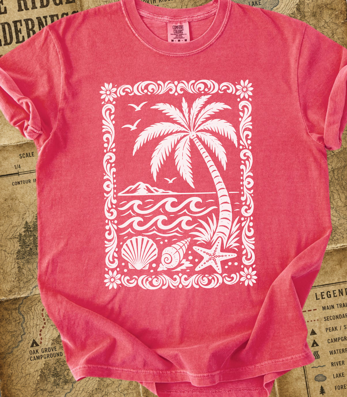 Tropical Palm Beach Tee