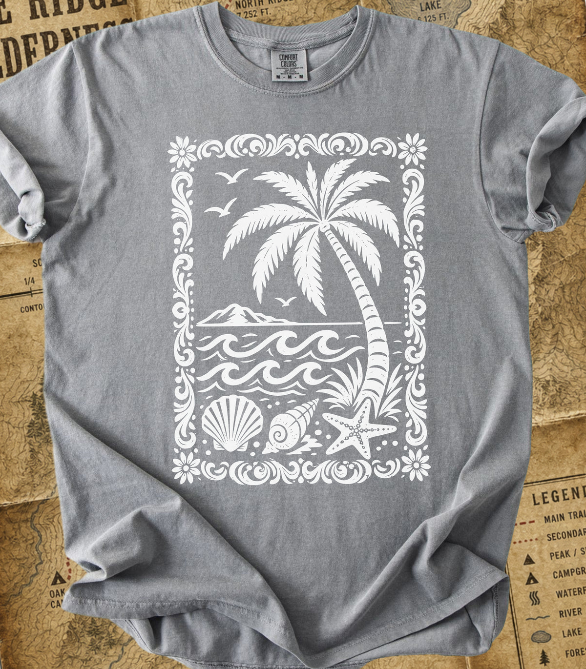Tropical Palm Beach Tee