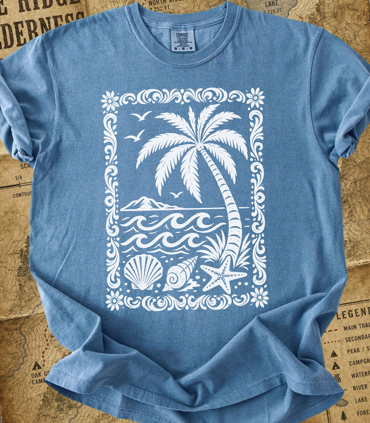 Tropical Palm Beach Tee