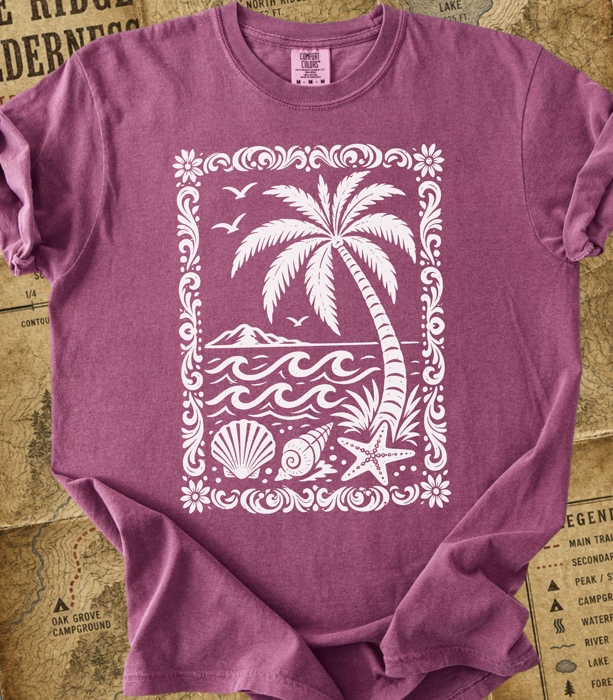 Tropical Palm Beach Tee