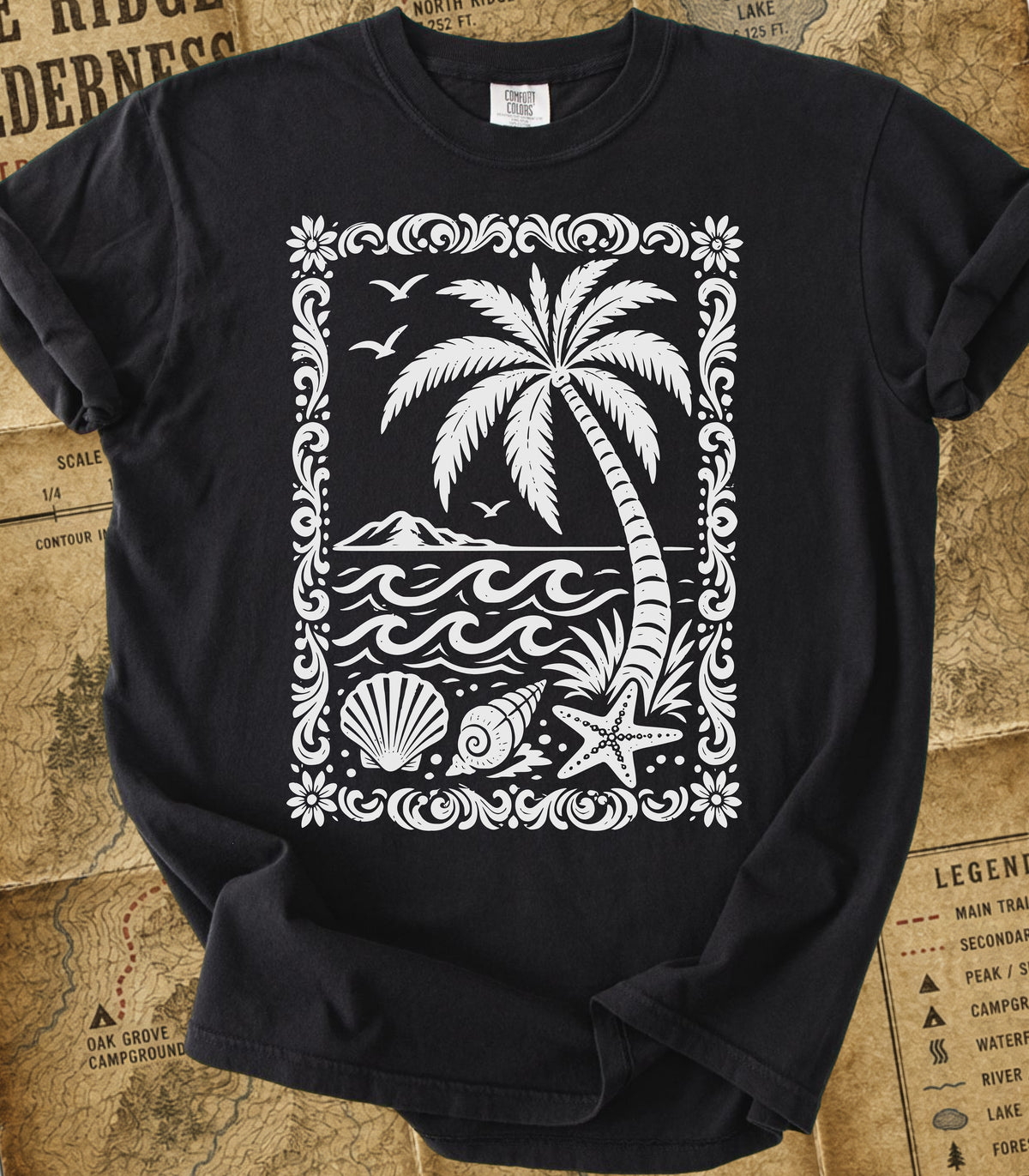 Tropical Palm Beach Tee