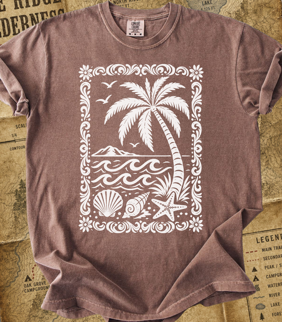 Tropical Palm Beach Tee