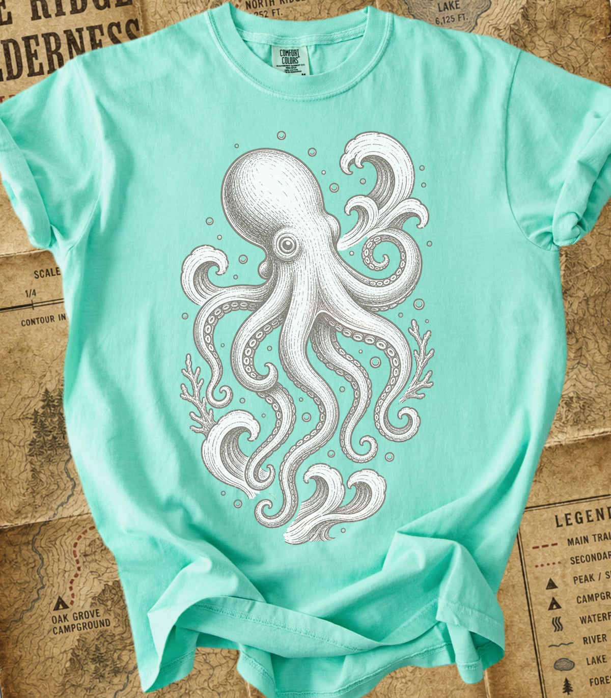 Octopus in the Deep Tee