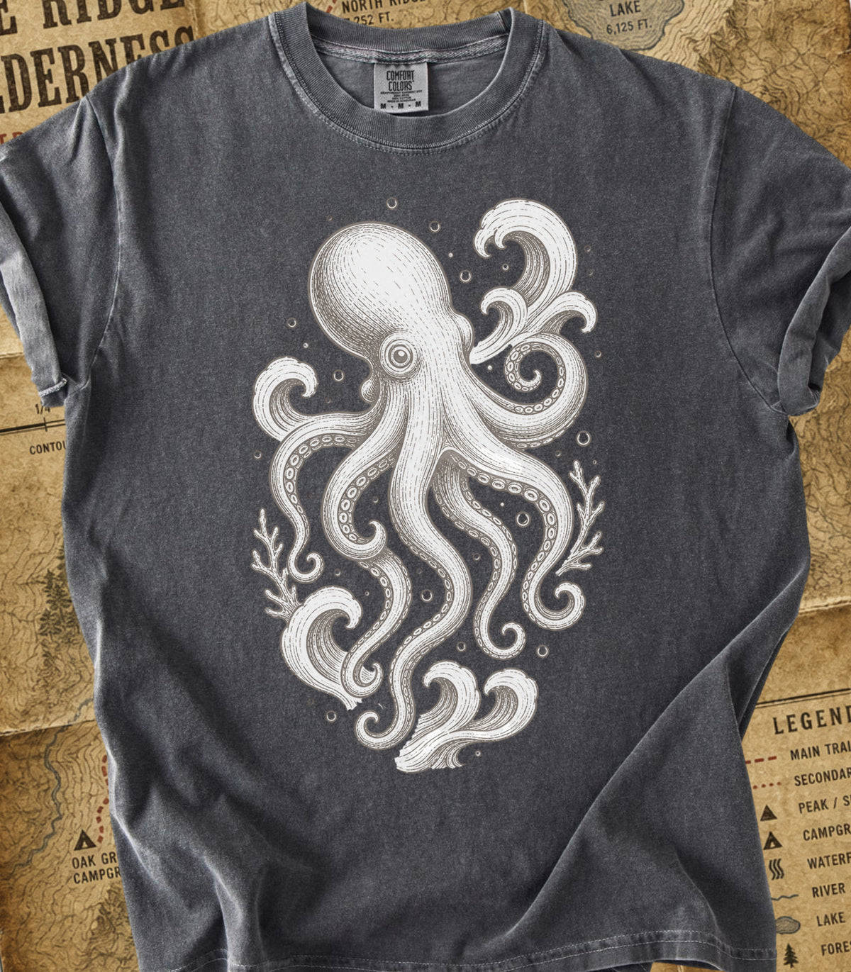 Octopus in the Deep Tee