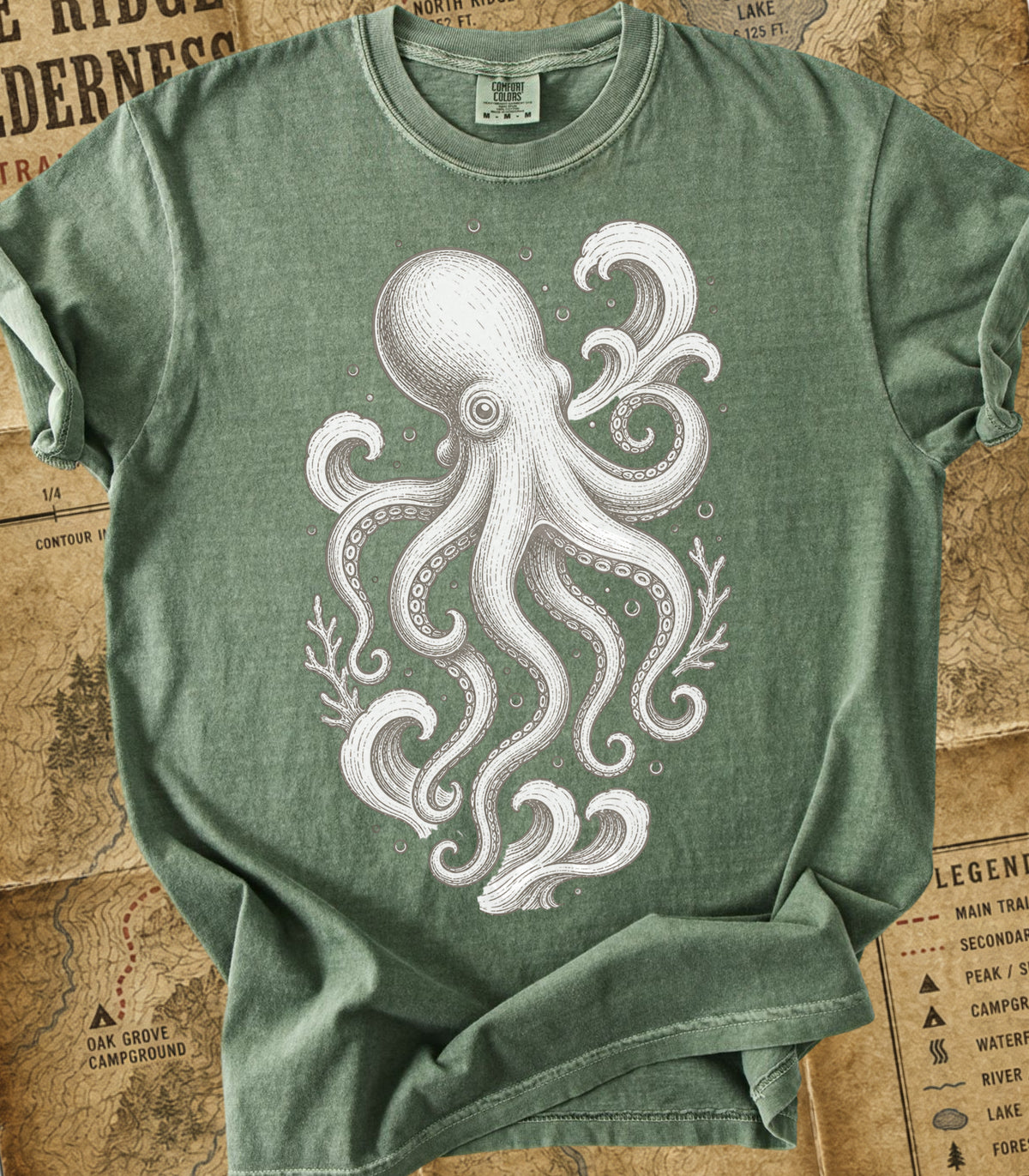 Octopus in the Deep Tee
