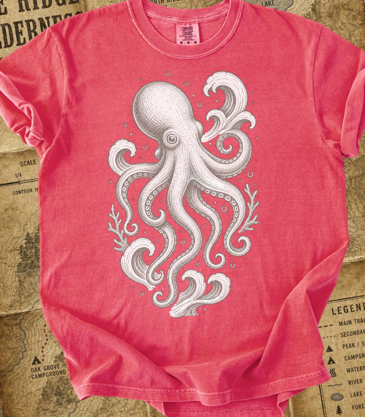 Octopus in the Deep Tee