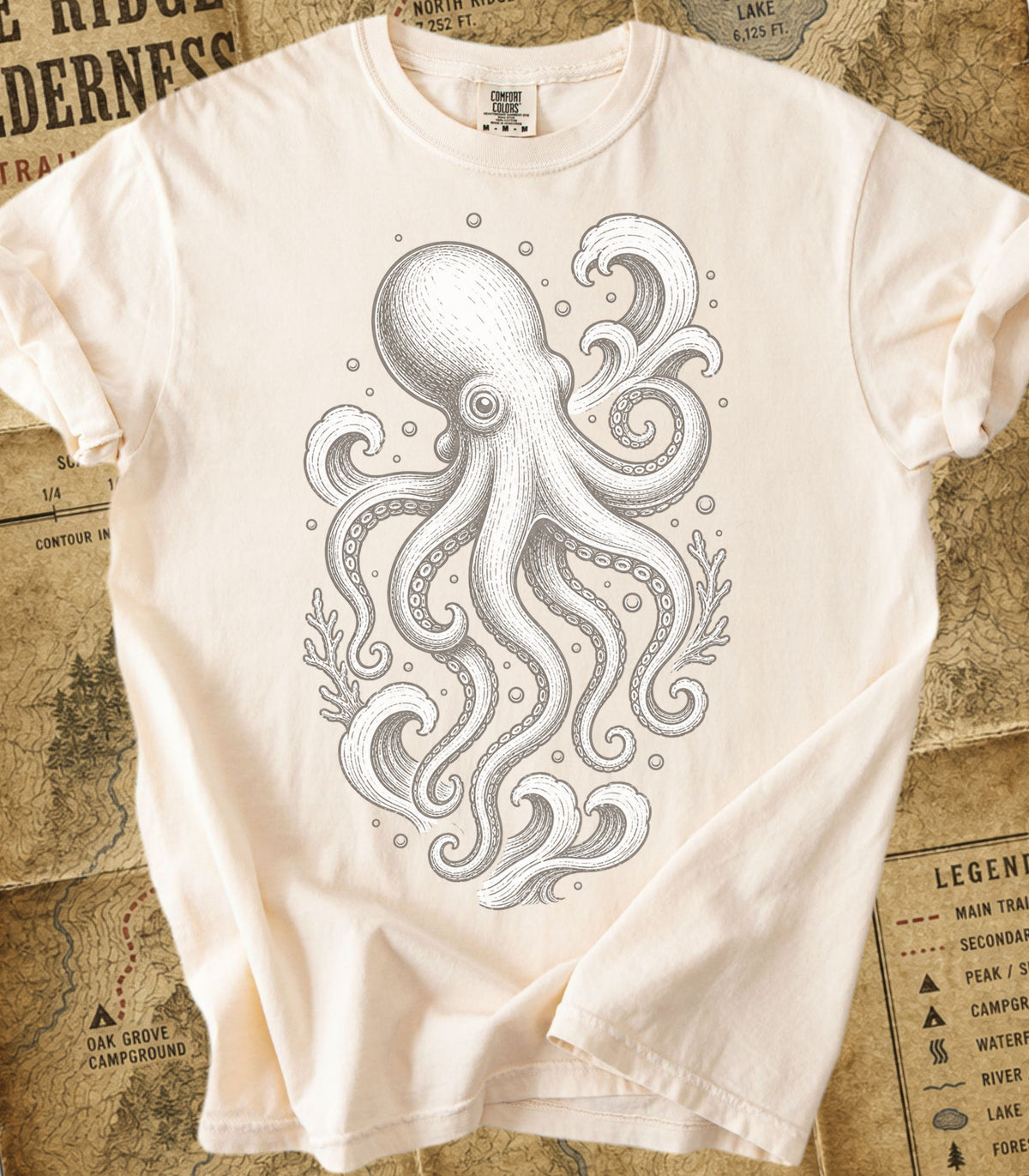 Octopus in the Deep Tee