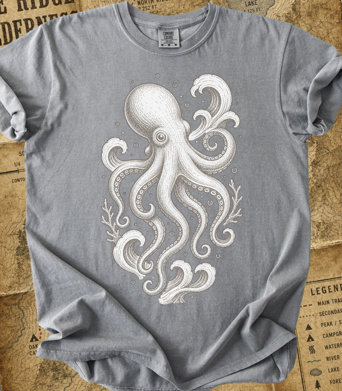 Octopus in the Deep Tee
