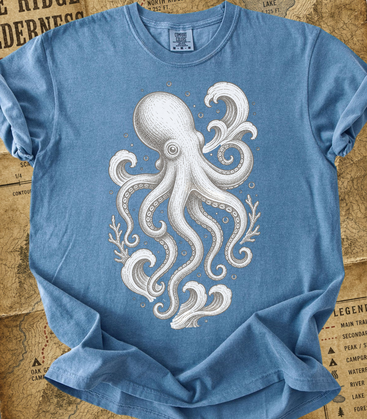Octopus in the Deep Tee
