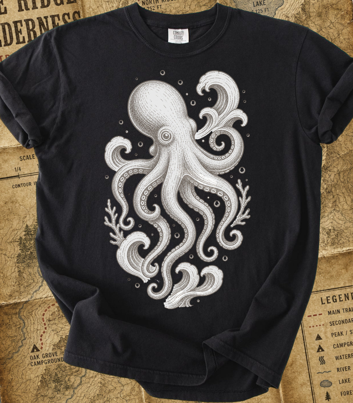 Octopus in the Deep Tee