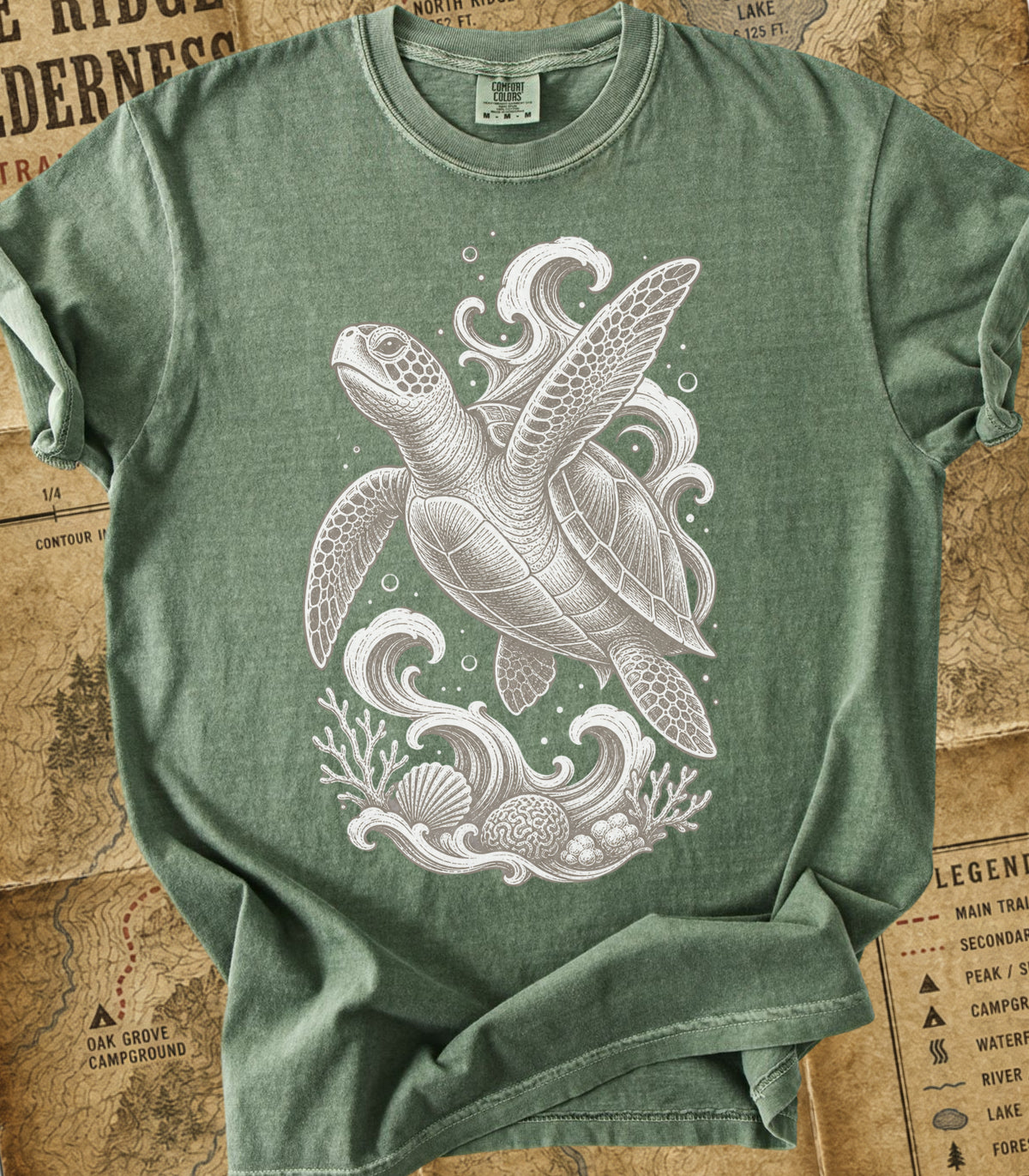 Majestic Sea Turtle Tee