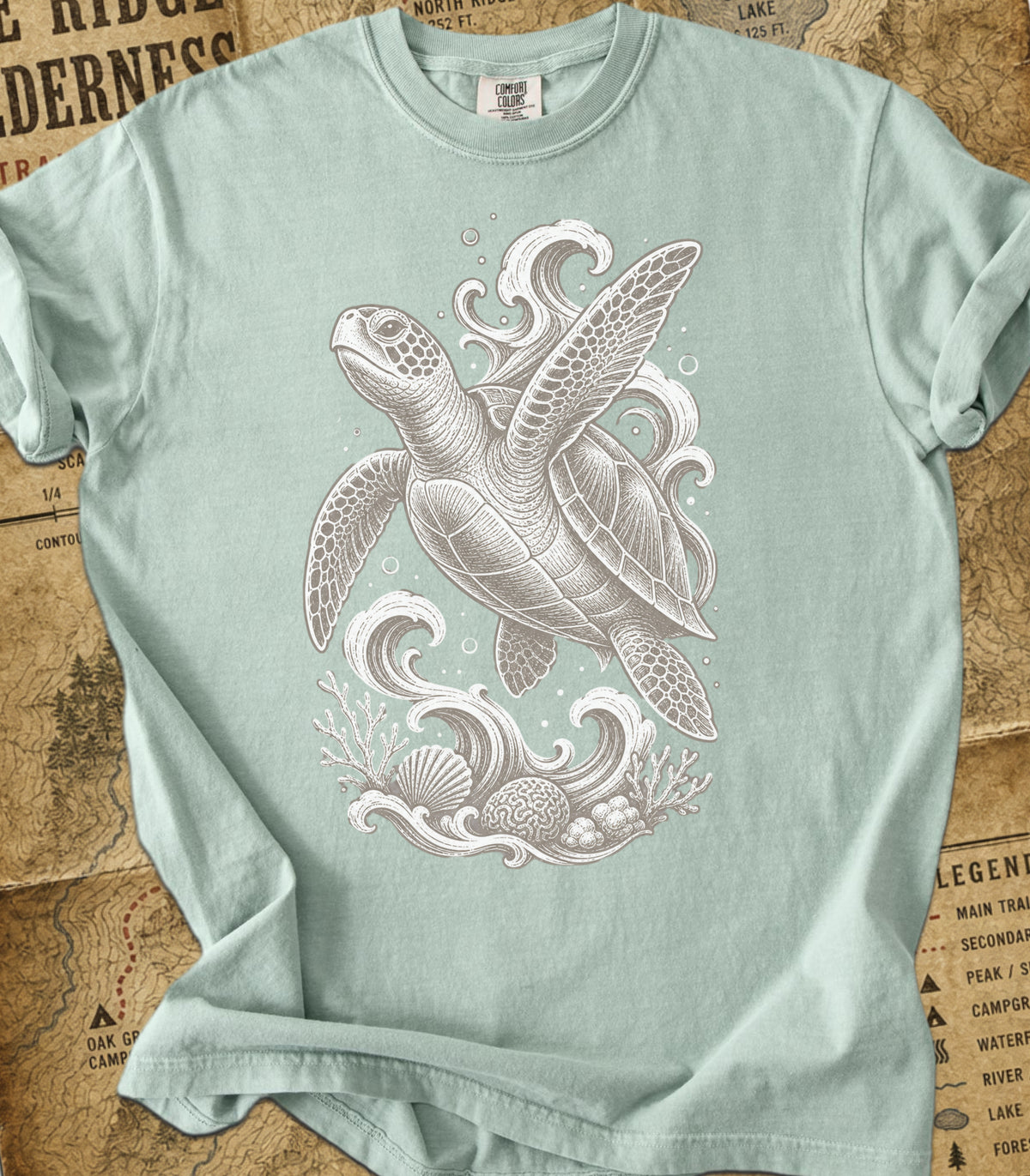 Majestic Sea Turtle Tee