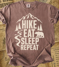Hike Eat Sleep Repeat Tee