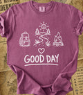 A Good Day Camping and Hiking Tee