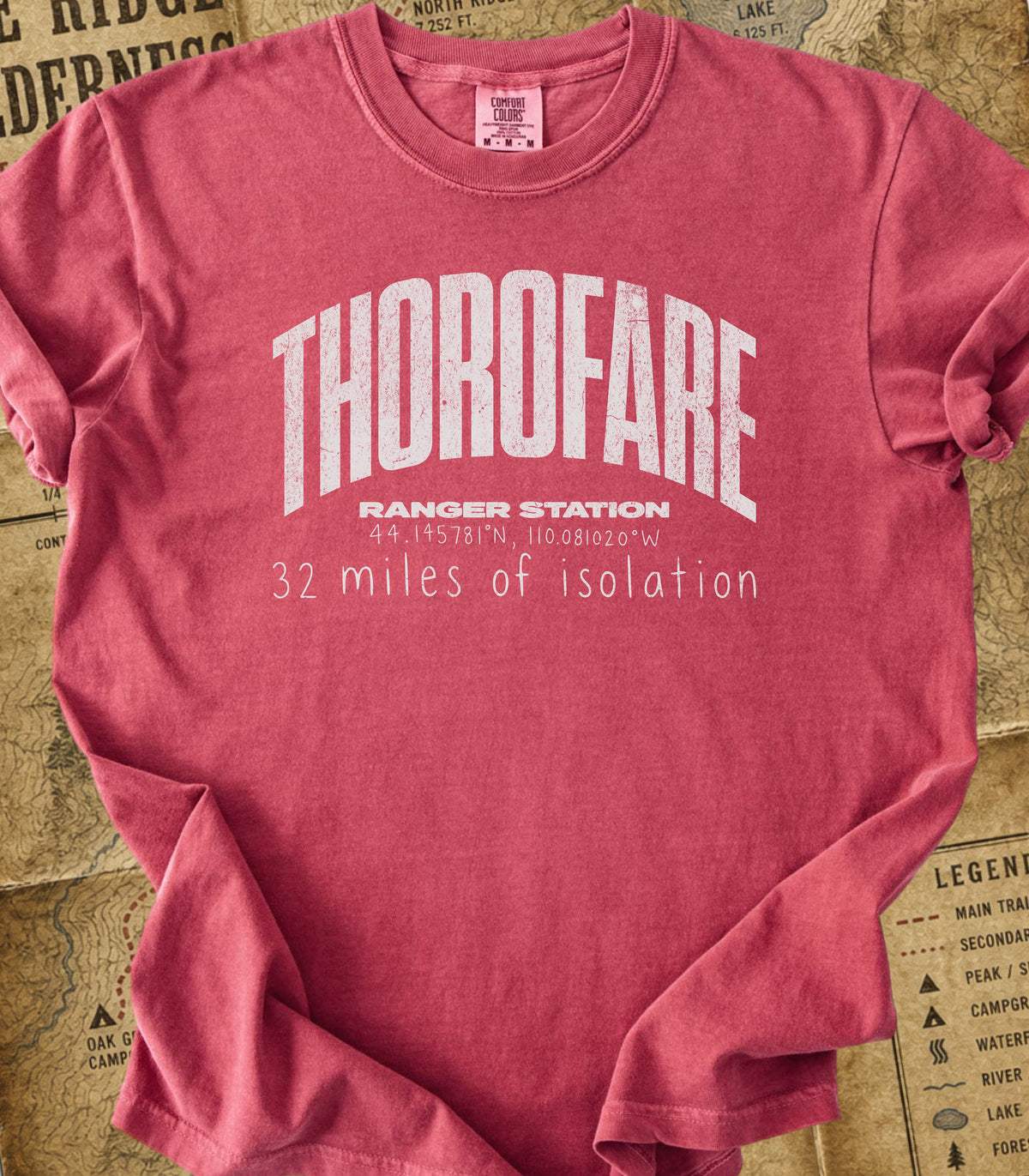 Thorofare Ranger Station Tee — 32 Miles of Isolation