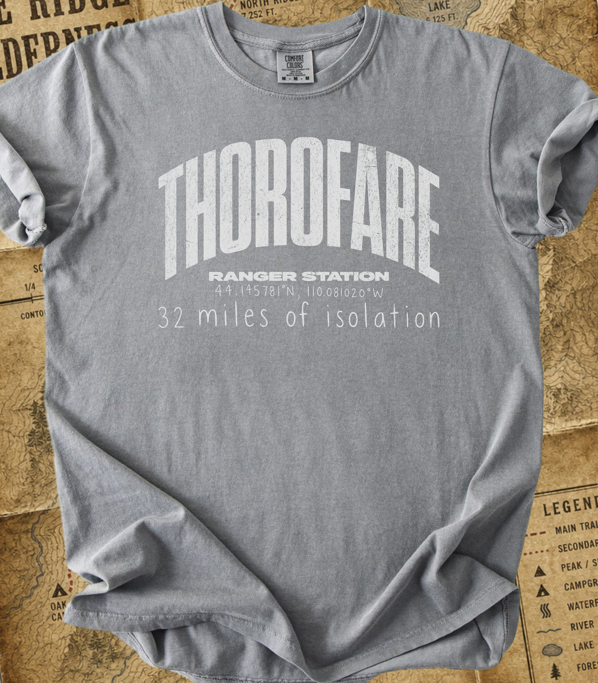 Thorofare Ranger Station Tee — 32 Miles of Isolation