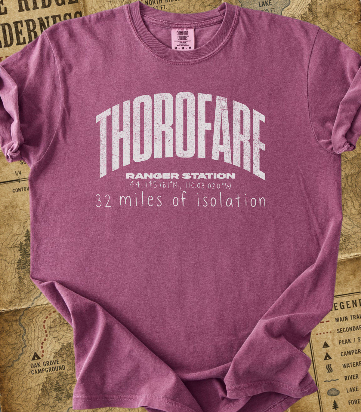 Thorofare Ranger Station Tee — 32 Miles of Isolation