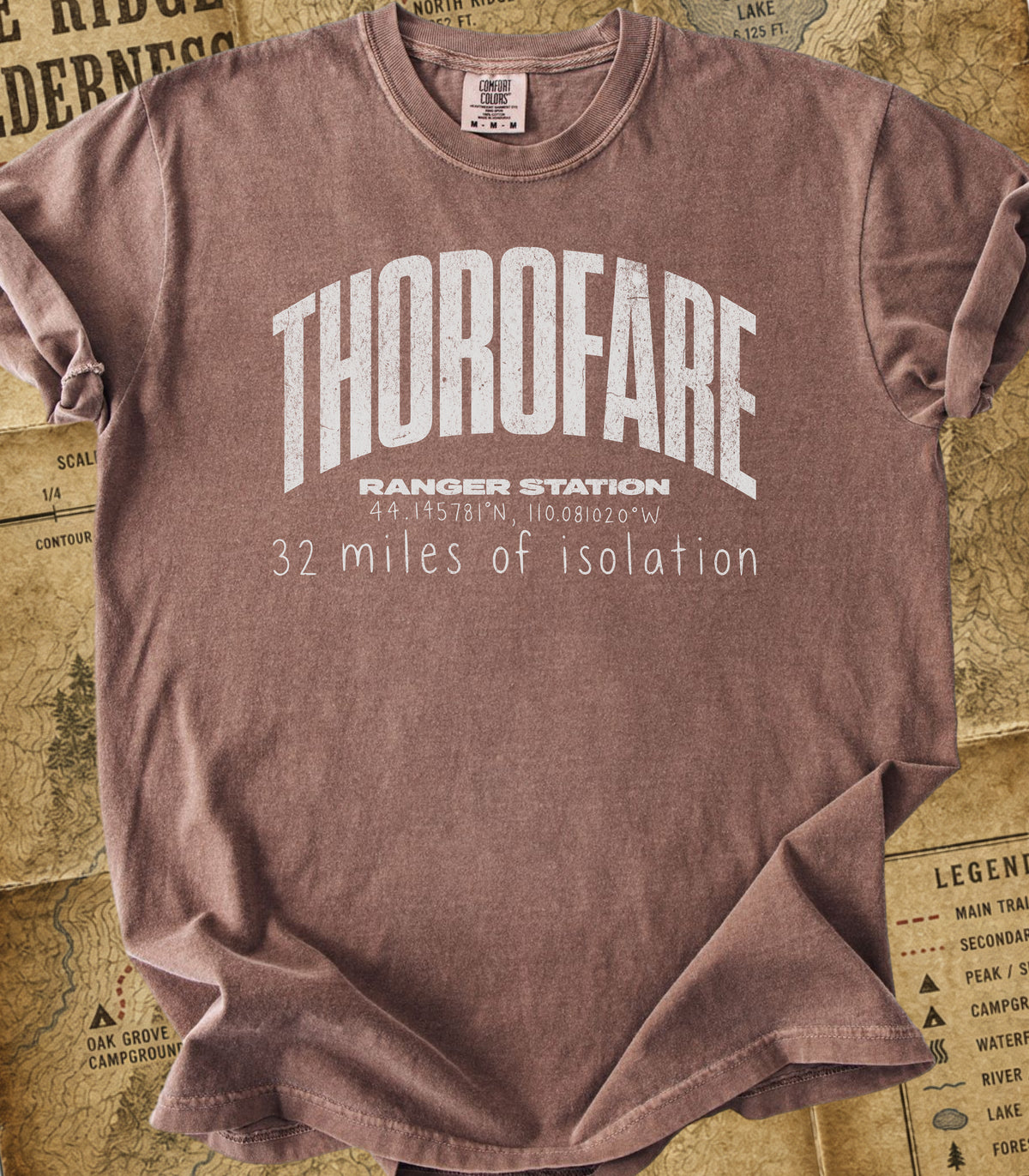 Thorofare Ranger Station Tee — 32 Miles of Isolation
