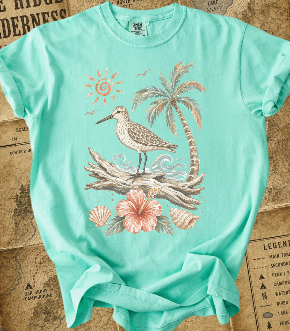 Shorebird Paradise Tee