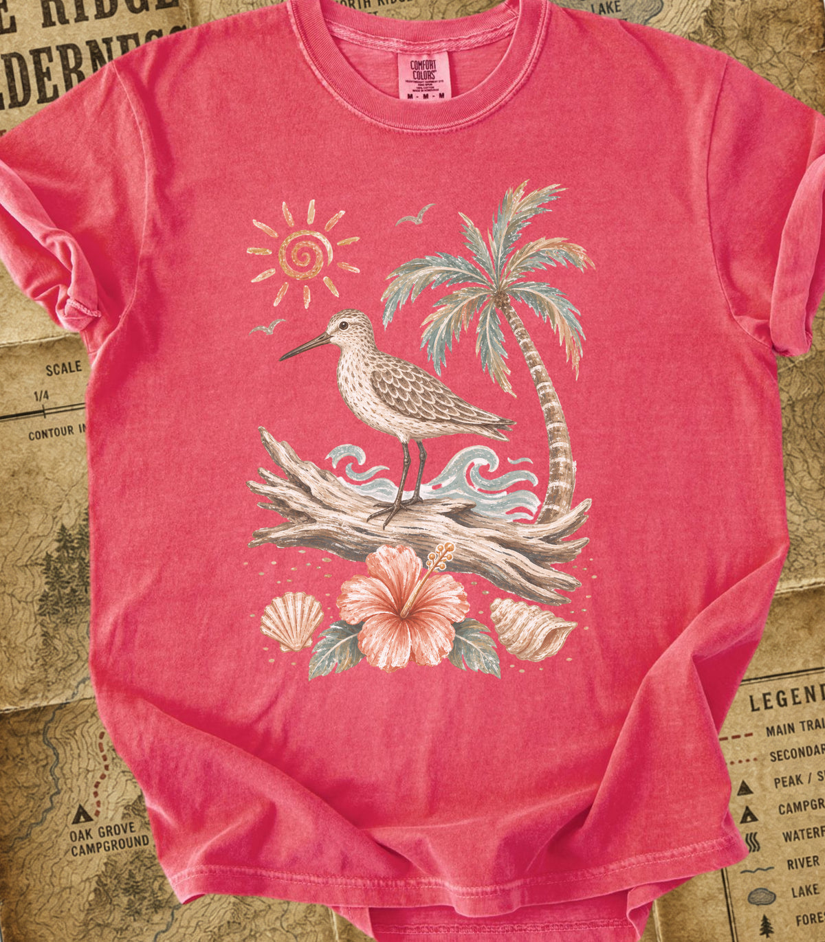 Shorebird Paradise Tee
