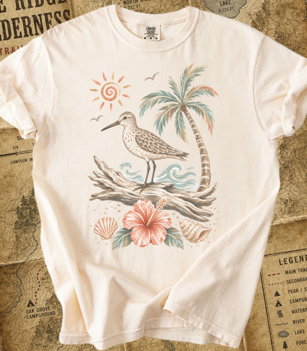 Shorebird Paradise Tee