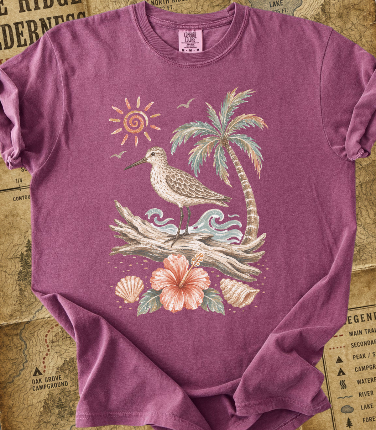 Shorebird Paradise Tee