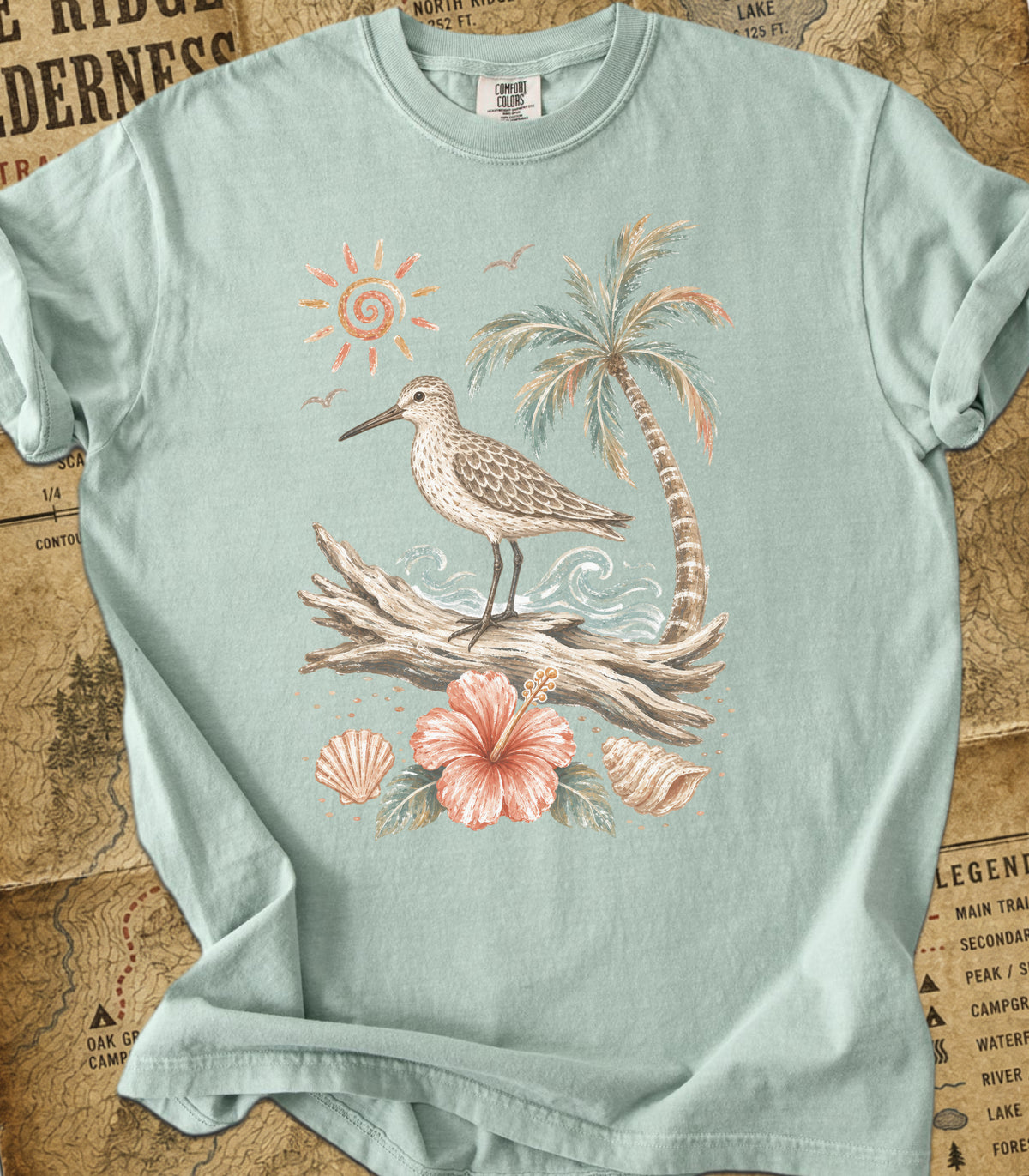 Shorebird Paradise Tee