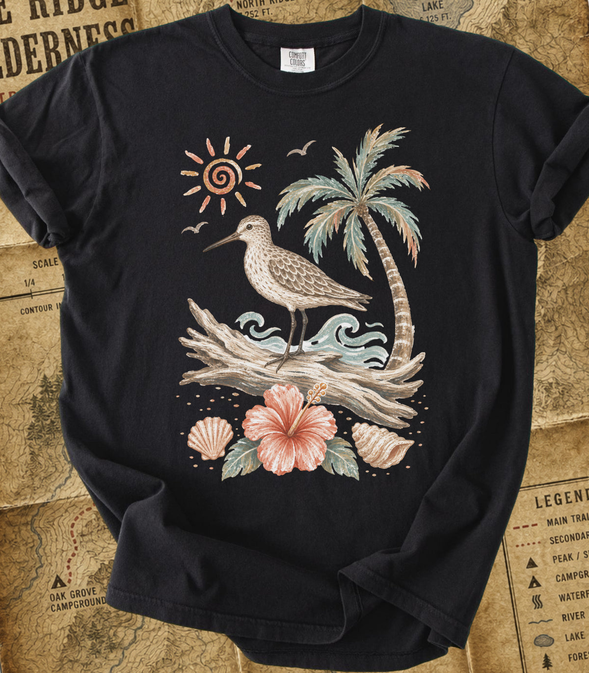 Shorebird Paradise Tee