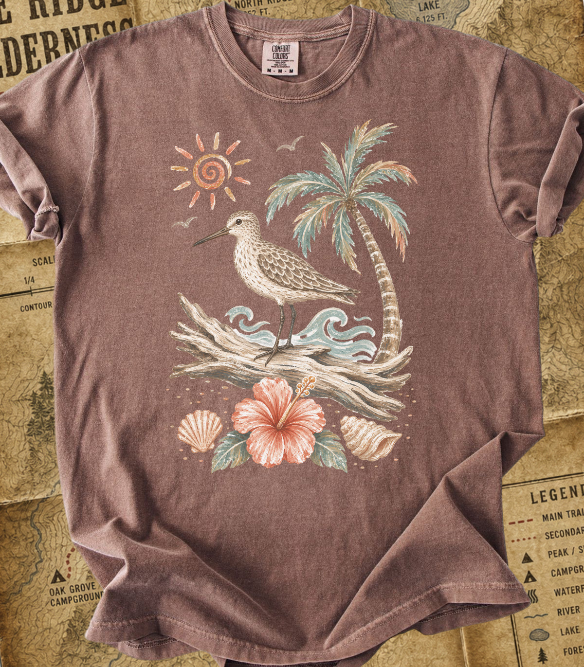 Shorebird Paradise Tee