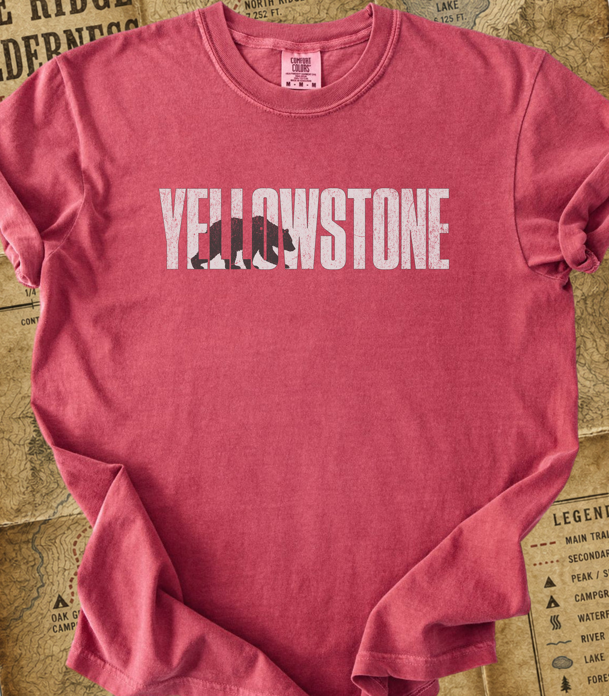 Yellowstone Rustic Bear Silhouette Tee