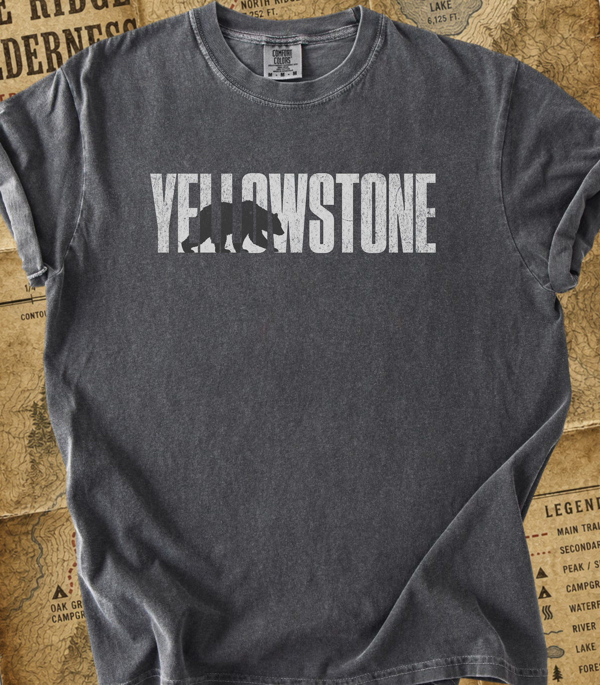 Yellowstone Rustic Bear Silhouette Tee