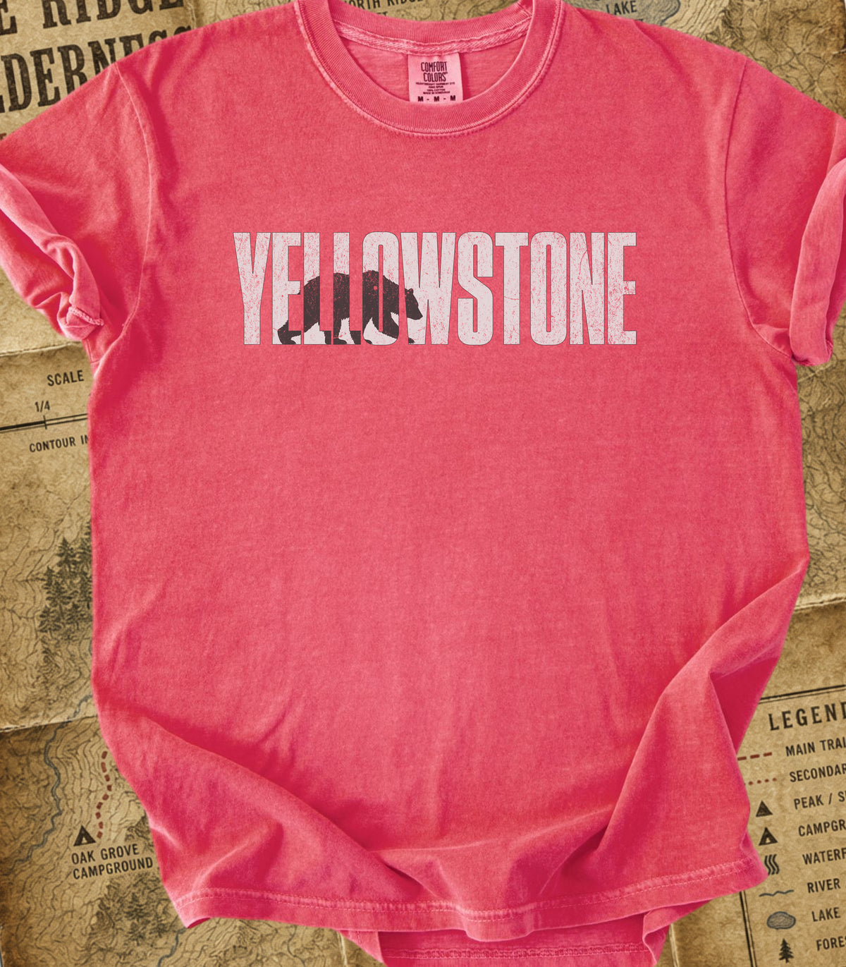 Yellowstone Rustic Bear Silhouette Tee