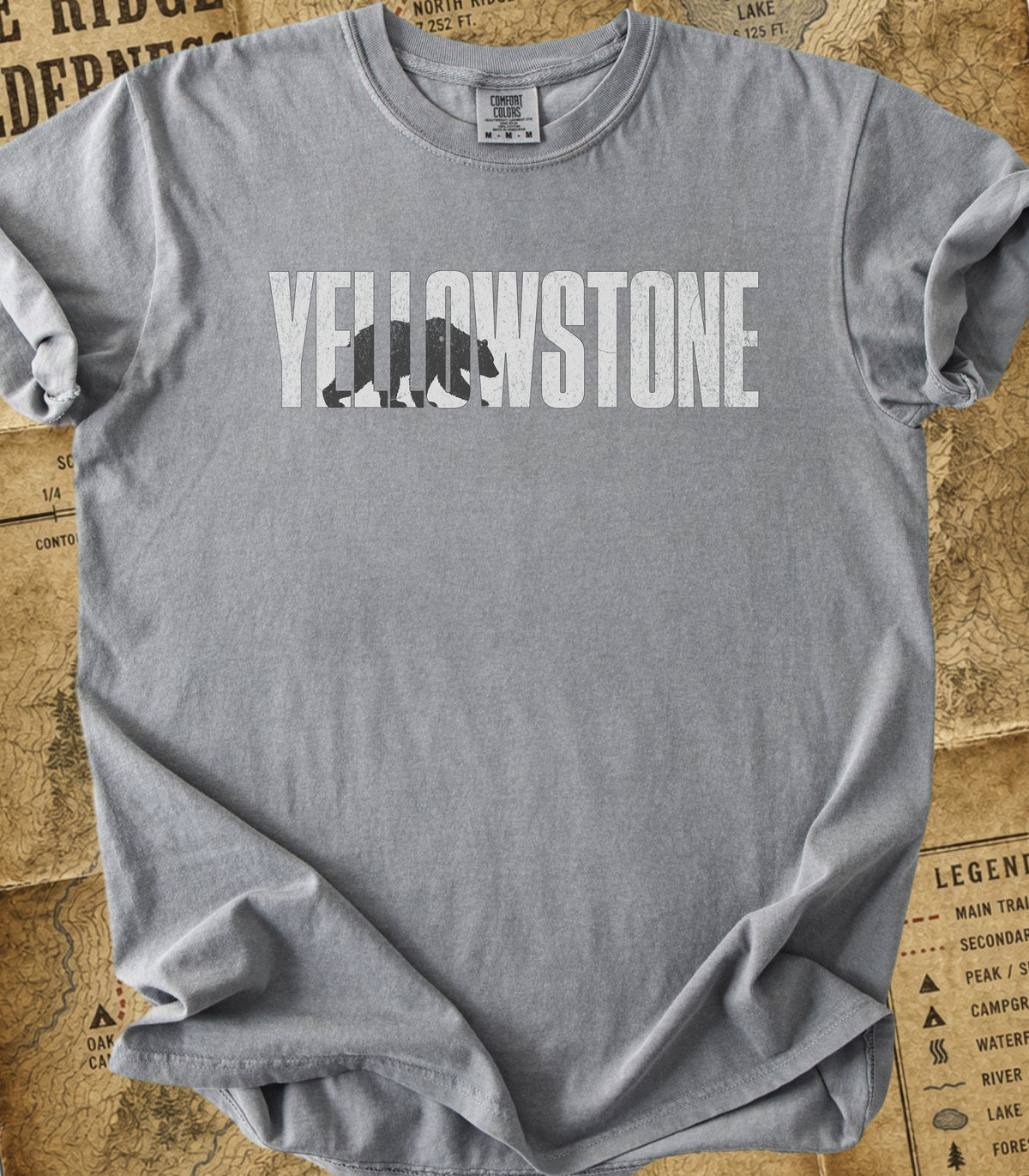 Yellowstone Rustic Bear Silhouette Tee