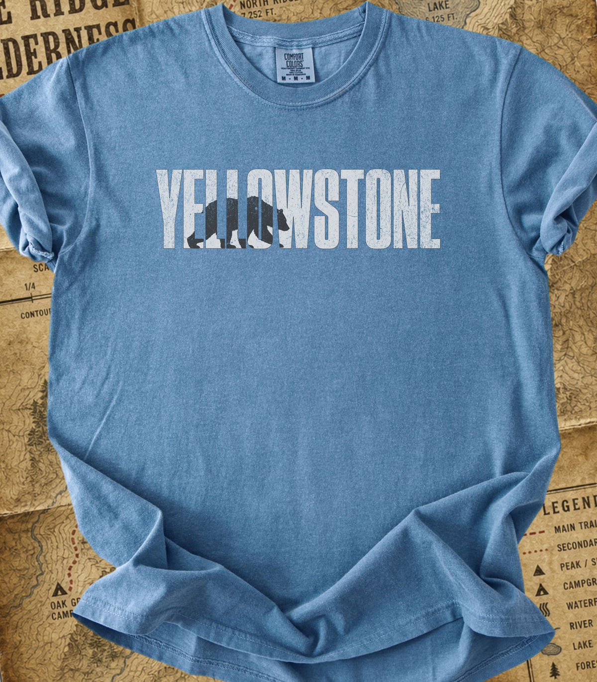 Yellowstone Rustic Bear Silhouette Tee