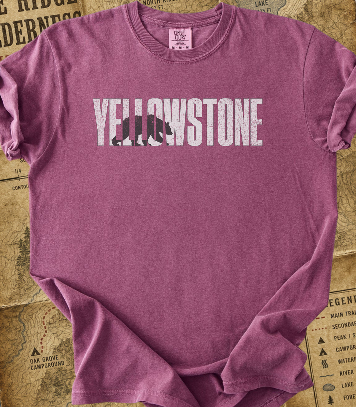 Yellowstone Rustic Bear Silhouette Tee